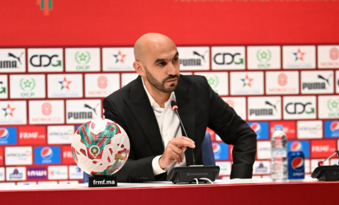 جامعة كرة القدم تجدد ثقتها في وليد الركراكي مدربا لـ”أسود الأطلس”