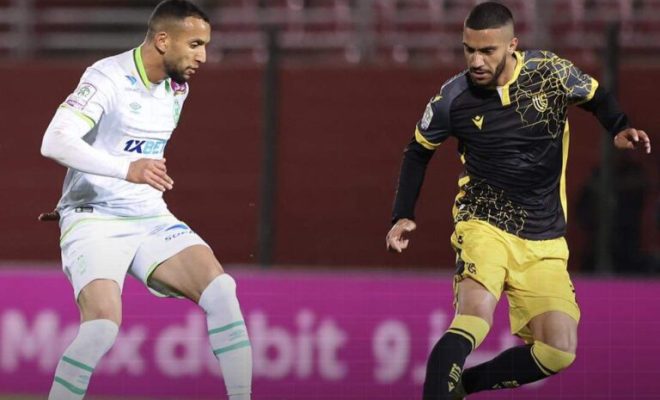 الرجاء يسقط في فخ التعادل أمام اتحاد تواركة ويتصدر الترتيب مؤقتا