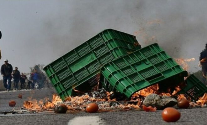 الهجوم على شاحنات الخضر المغربية بأوروبا يصل إلى البرلمان