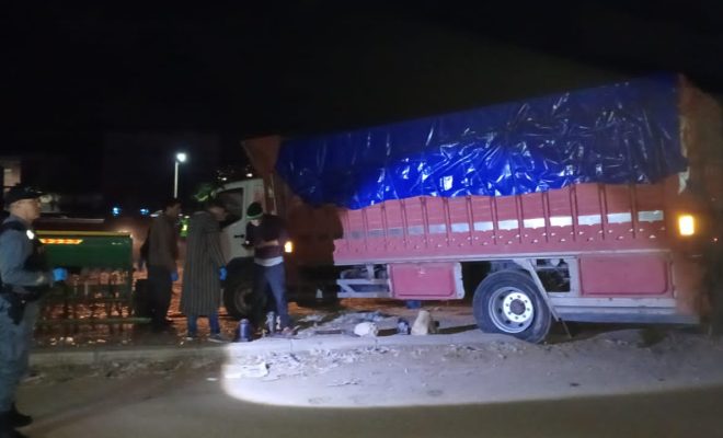 الدرك الملكي بجمعة سحيم يوقف شاحنة محملة بكمية كبيرة من المخدرات