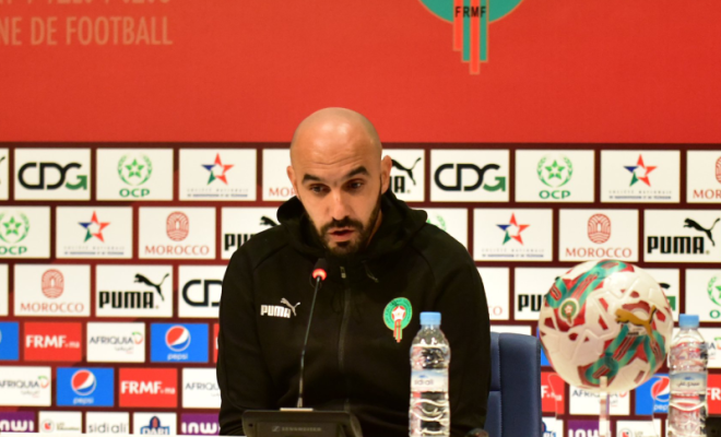 الركراكي يُدافع عن قراره بعدم الاعتماد على المحمدي أو بنعبيد بدلًا من بونو