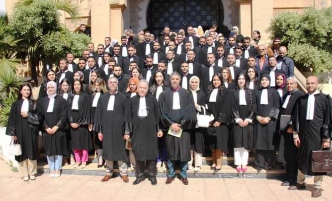 استئنافية الجديدة تحتضن حفل تخرج فوج جديد من المحامين الشباب المتمرنين .بهيئة المحامين الجديدة و سيدي بنور