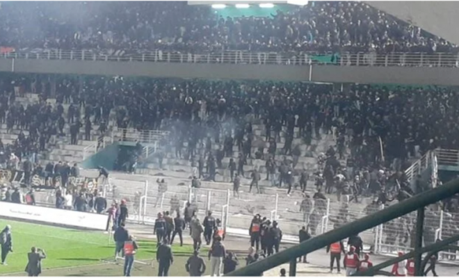 تفاصيل الاعتقالات على خلفية أحداث  مباراة الجيش الملكي وأولمبيك آسفي.. اعتقال 15 شخص بينهم قاصرين