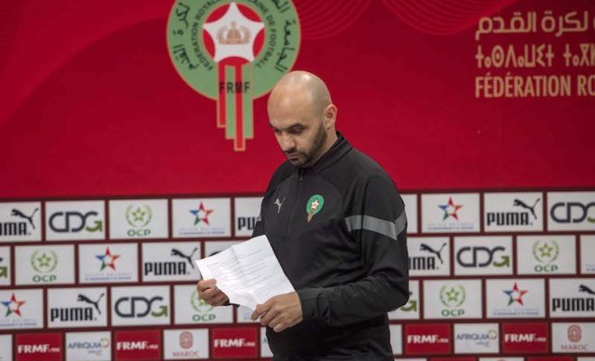 الركراكي: التنافسية هي المعيار لاختيار لاعبي “الأسود”