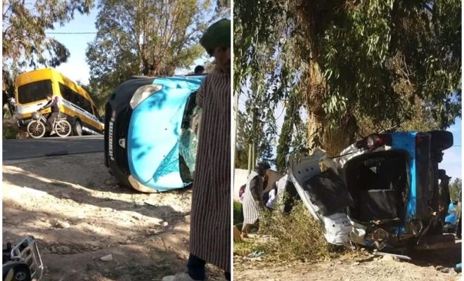 إصابة 10 أشخاص في حادثة سير خطيرة بإقليم الصويرة