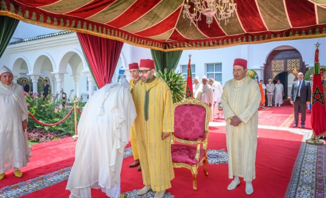 الملك محمد السادس يترأس بالمضيق حفل استقبال بمناسبة عيد العرش