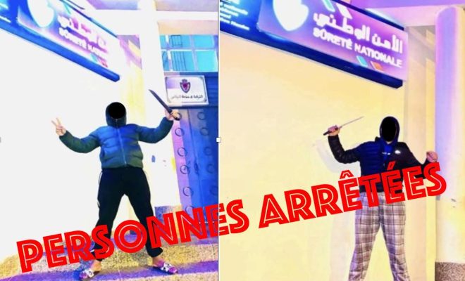 صور “استفزازية” بأسلحة بيضاء أمام دائرة أمنية تُسقط شابين في قبضة الشرطة