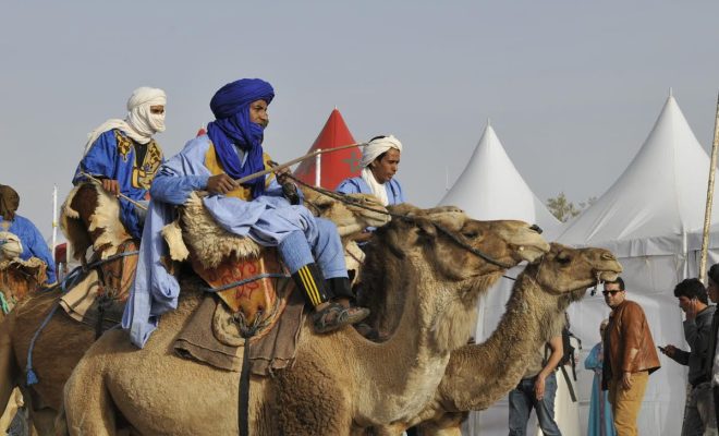 رمال تتحرك على إيقاع التقاليد.. مهرجان الرحل يُشعل الحماس بهوكي الرمال وسباقات الهجن