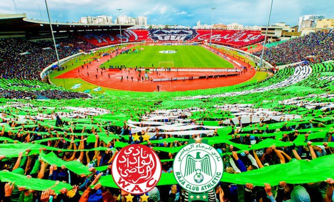 المعركة الكبرى في قلب كازا.. ديربي الوداد والرجاء يُرعب المنافسين ويُلهب الجماهير!