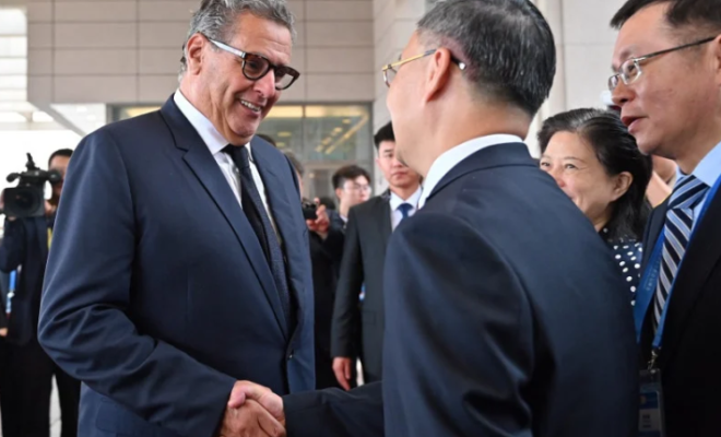 أخنوش يعقد مباحثات بالرباط مع مسؤولين من الحزب الشيوعي الصيني